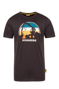 Sunset t-shirt, brown